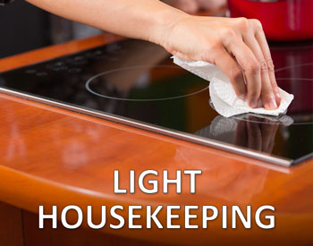 Light housekeeping for seniors