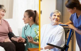 There are pros and cons to both home care and rehab facilities.