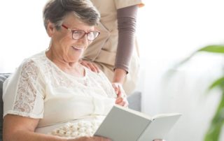 Reading is a great way for seniors to stay mentally stimulated.