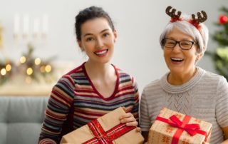 Spending time with seniors during the holidays is one way to help with depression.